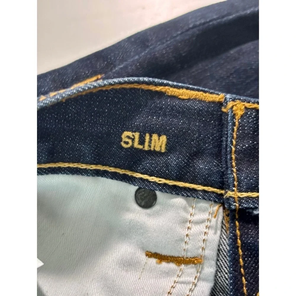 American Eagle Slim Jeans Mens 33x30 Dark Wash Stretch Denim Preppy Lumberjack